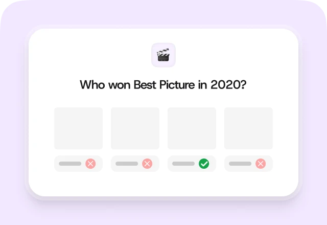 Quizell features card image